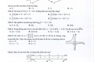 ĐỀ THI THAM KHẢO KHỐI A KỲ THI TỐT NGHIỆP THPT 2024 CỦA BỘ GD&ĐT