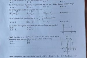 Đề thi và đáp án môn toán kỳ thi THPT quốc gia 2024